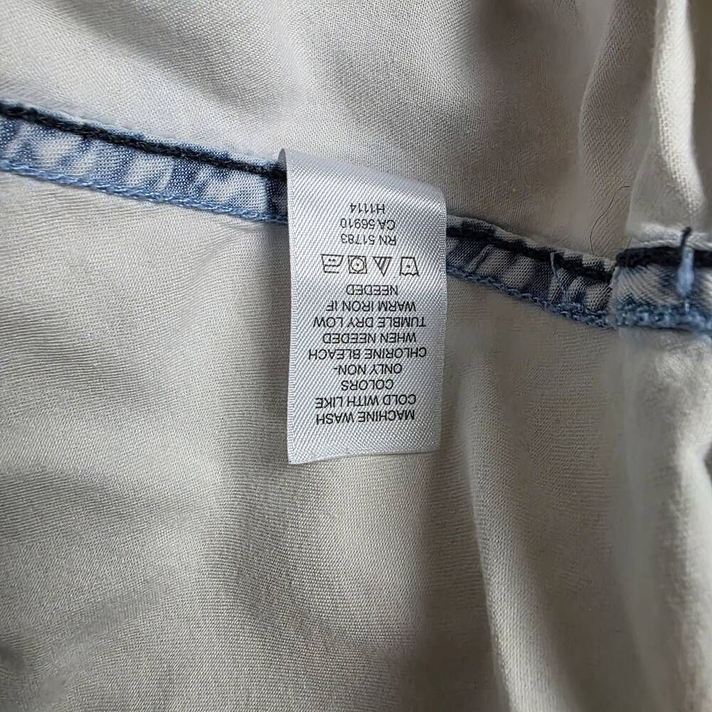 Maurices L Chambray Tencel Button Front Shirt - image 6